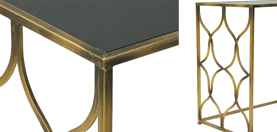 Консоль Golden Broken Rhombuses - Loft-Concept в Санкт-петербурге