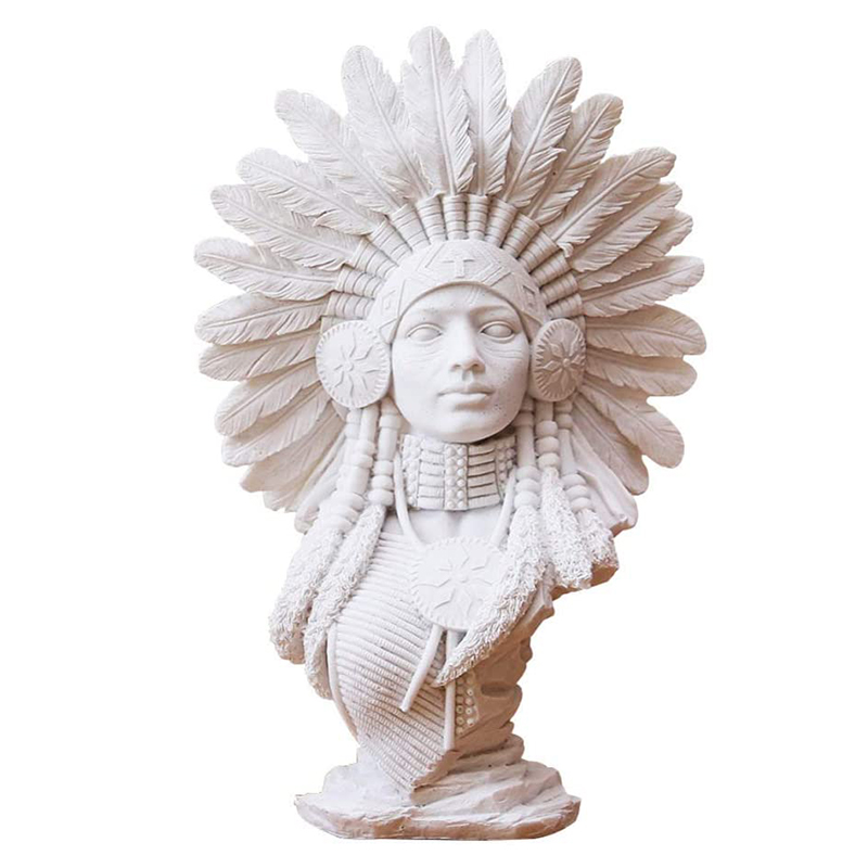 Native american indian figurine B Белый в Санкт-петербурге | Loft Concept 