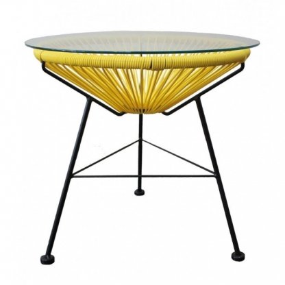 Приставной стол Acapulco side table Yellow Морская синь Желтый Оранжевый Зеленый Черный Белый в Санкт-петербурге | Loft Concept 