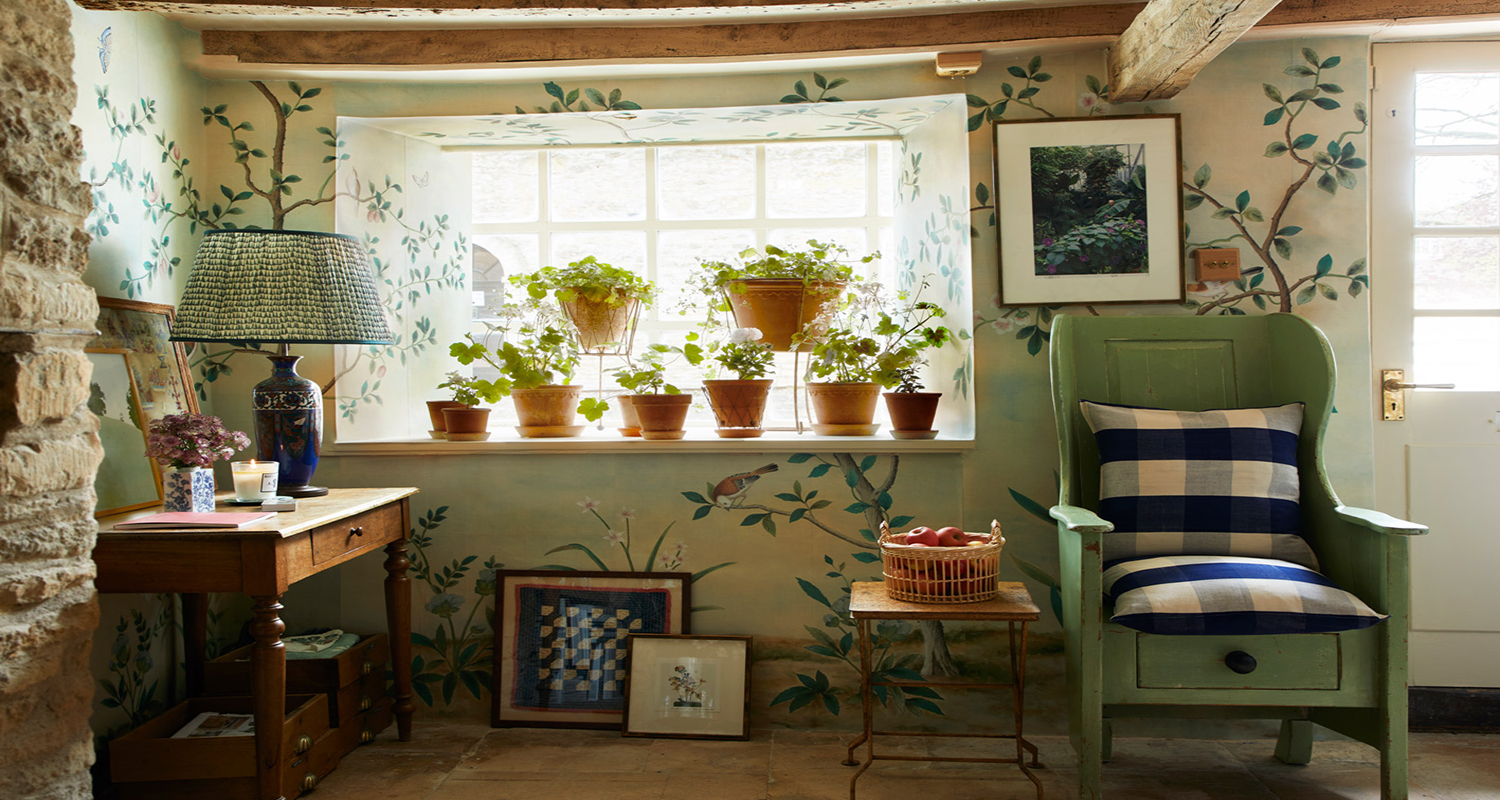 Обои ручная роспись Nordic Garden Summer Haze Edo - фото №2