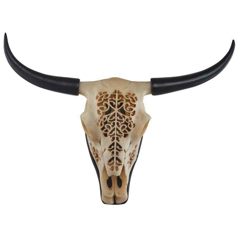 Бра Bull Skull Sconce ivory ( слоновая кость ) Черный в Санкт-петербурге | Loft Concept 