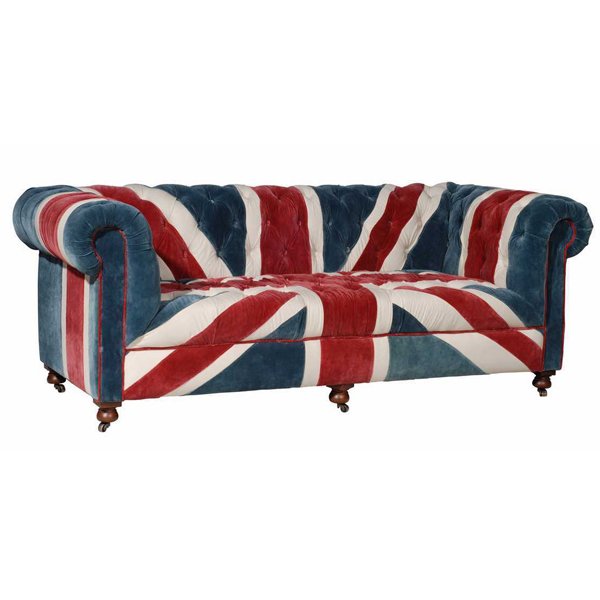 William Sofa Union Jack Velvet Andrew Martin Мульти в Санкт-петербурге | Loft Concept 