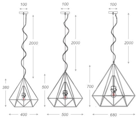 Подвесной светильник Loft Bar Nest Cone Black в Санкт-петербурге