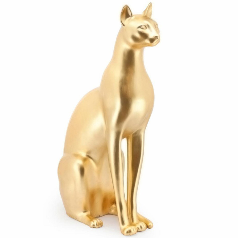 Статуэтка Abhika Egyptian Cat Gold Золотой в Санкт-петербурге | Loft Concept 