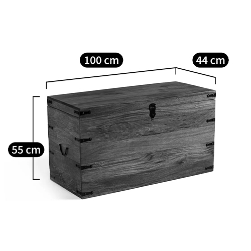 Деревянный сундук из массива манго Mango Wooden Chest Brown в Санкт-петербурге