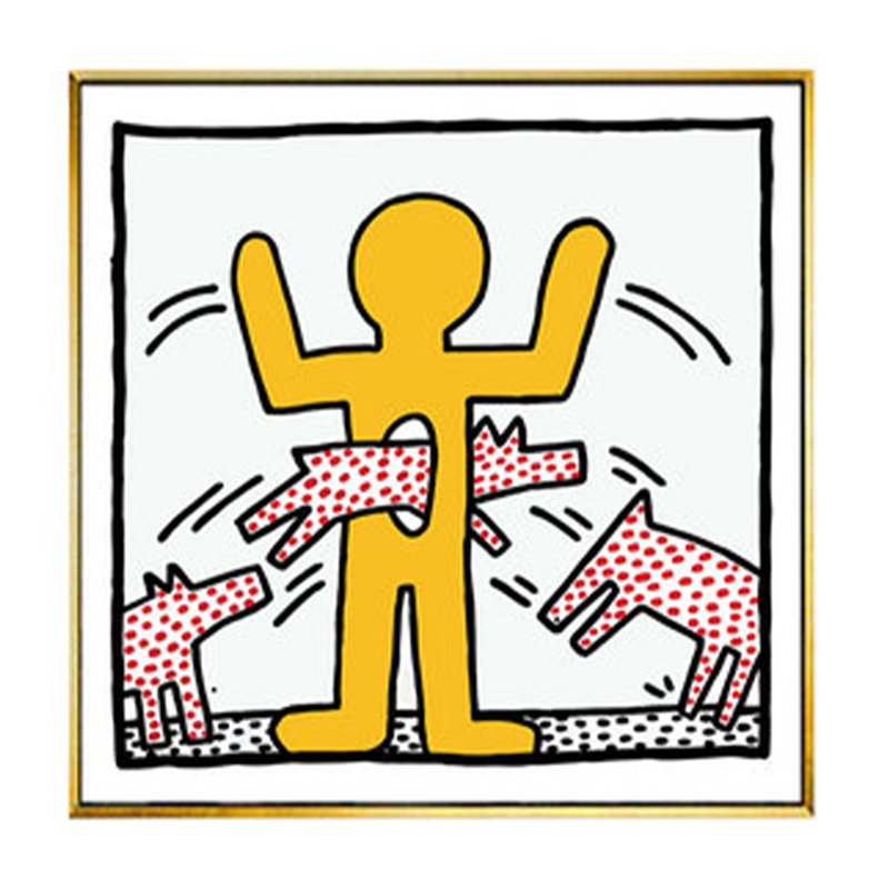 Постер Keith Haring 19 Мульти в Санкт-петербурге | Loft Concept 