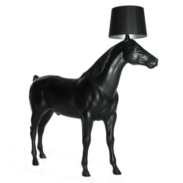 Торшер Moooi Horse Lamp Черный матовый в Санкт-петербурге | Loft Concept 