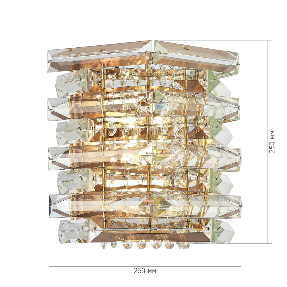 Бра в классическом хрустальном обрамлении Light Garland в Санкт-петербурге