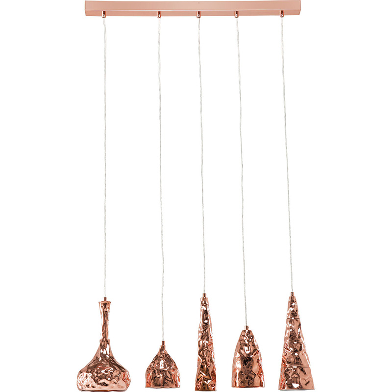 Люстра Several Copper Lamps Медь в Санкт-петербурге | Loft Concept 