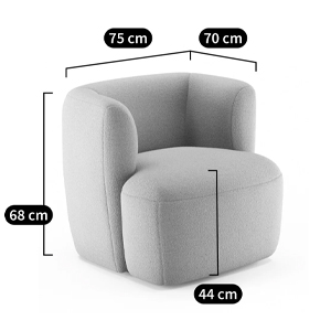 Кресло Ivy Boucle Collection Armchair в Санкт-петербурге