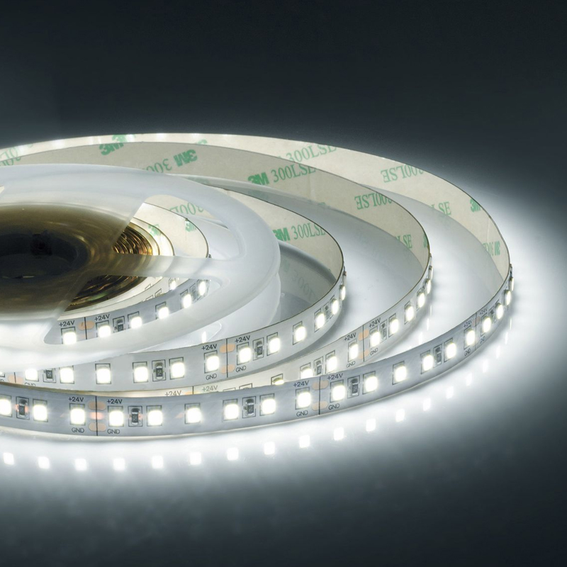 Светодиодная лента 120LED/m 2835SMD холодный белый 5M Белый в Санкт-петербурге | Loft Concept 