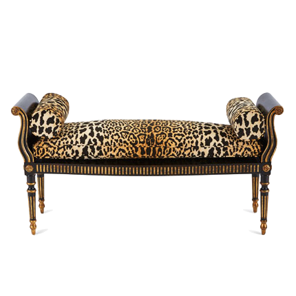 Оттоманка Attina Leopard Bench Мульти в Санкт-петербурге | Loft Concept 