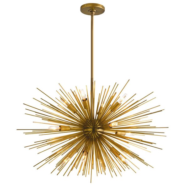 Люстра ASTRA Chandelier Sputnik Brass Золотой в Санкт-петербурге | Loft Concept 