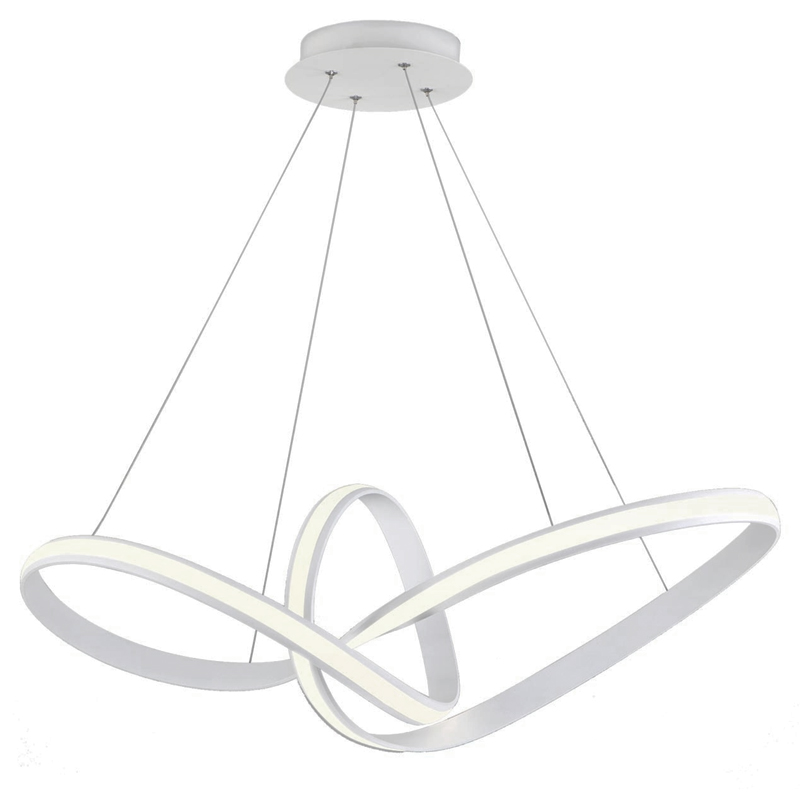 Люстра Mobius Strip White Chandelier Белый в Санкт-петербурге | Loft Concept 