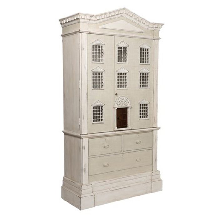 Шкаф "кукольный домик" Dolls House Cabinet ivory ( слоновая кость ) в Санкт-петербурге | Loft Concept 