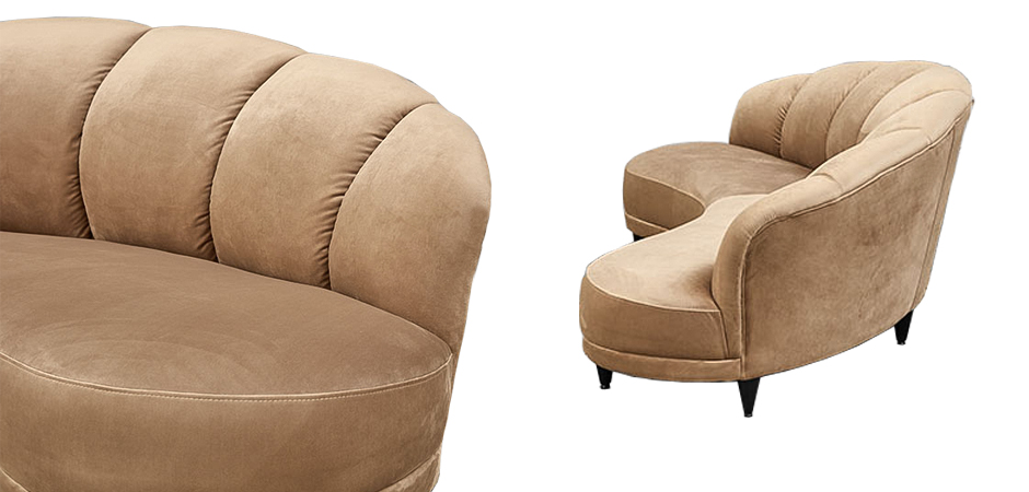 Диван Vanilla Croissant Sofa Диван Vanilla Croissant Sofa - Loft-Concept в Санкт-петербурге
