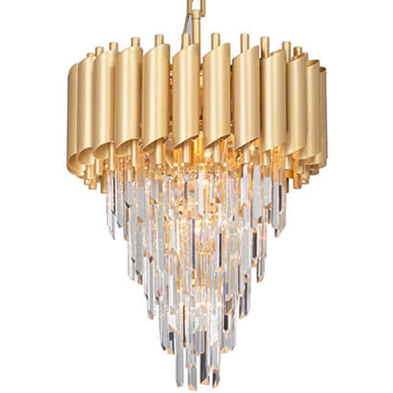 Empire Gold Chandelier Crystal D 50 Глянцевое золото в Санкт-петербурге | Loft Concept 