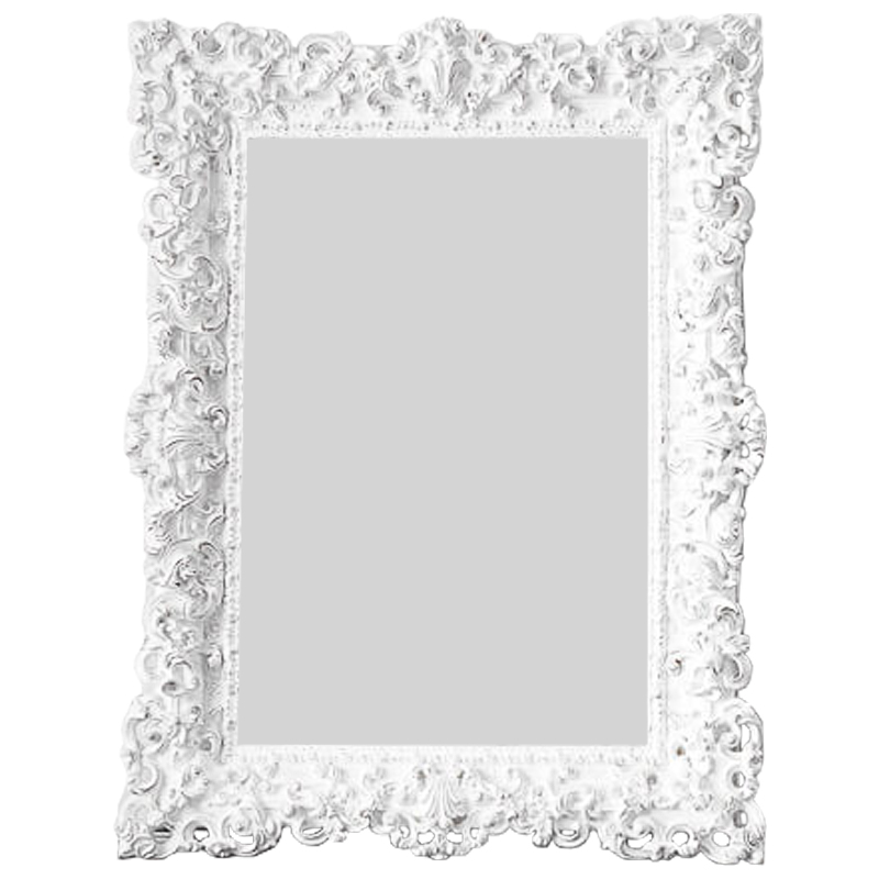 Зеркало Leeuw Mirror White Белый винтажная патина   в Санкт-петербурге | Loft Concept 