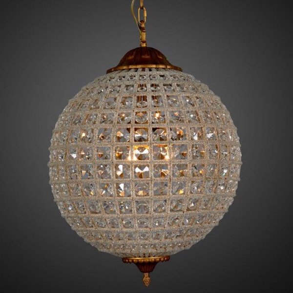 Люстра RH 19th c. Casbah Crystal Pendant 45 Темная бронза винтаж в Санкт-петербурге | Loft Concept 