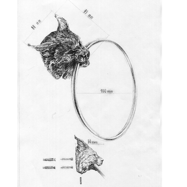Держатель для полотенца Bronze Lynx в Санкт-петербурге