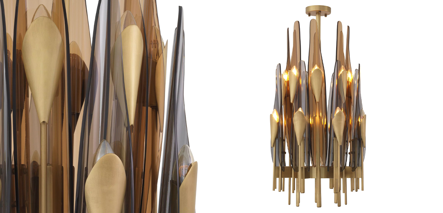 Люстра Eichholtz Chandelier Sky Vertical - фото