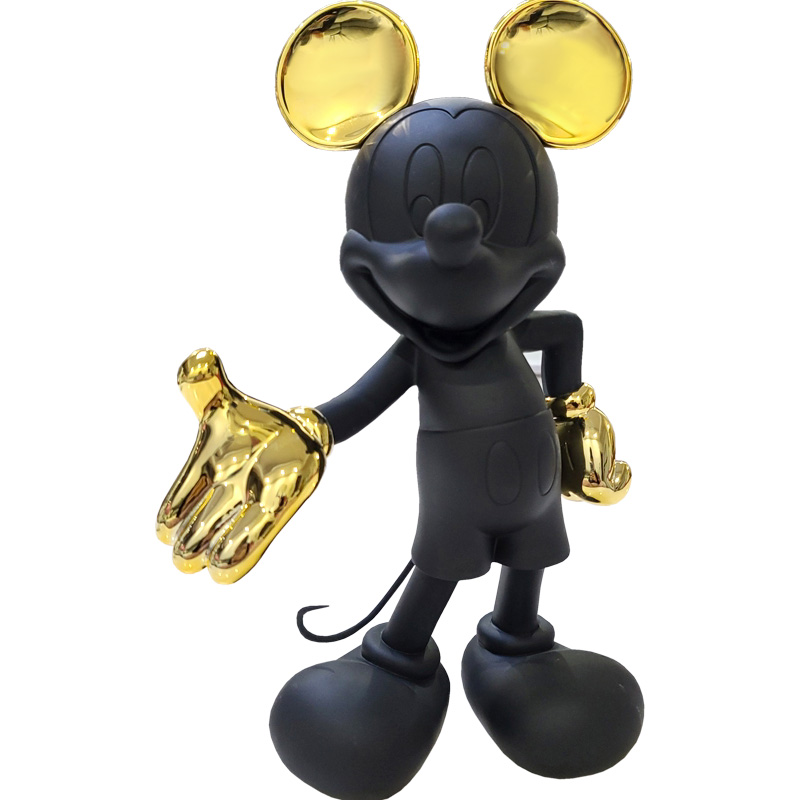 Статуэтка Mickey Mouse statuette black Черный Глянцевое золото в Санкт-петербурге | Loft Concept 