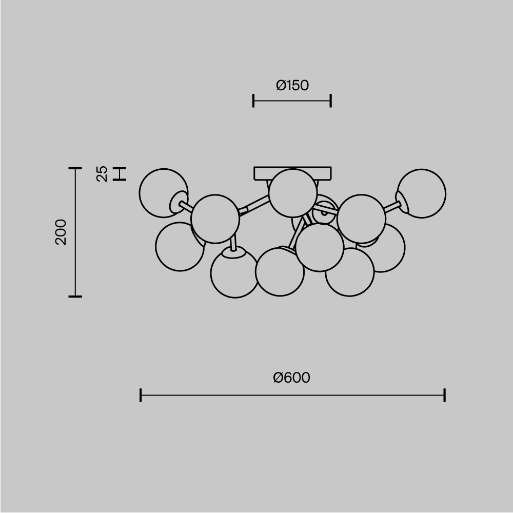 Потолочный светильник Dallas G9 в Санкт-петербурге