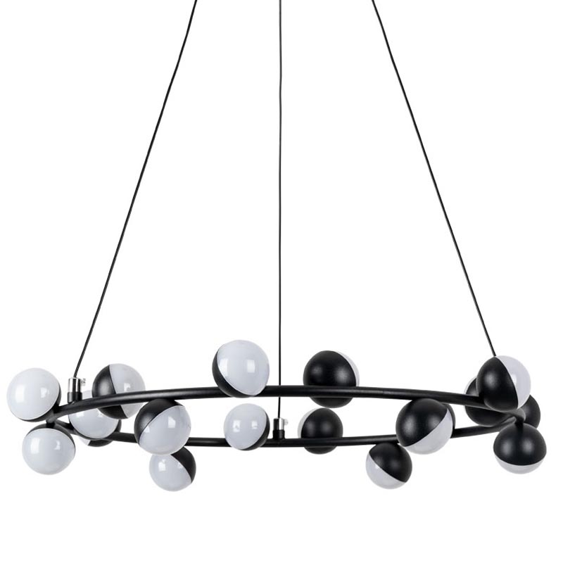 Люстра Vilelme Chandelier black 50 Черный в Санкт-петербурге | Loft Concept 