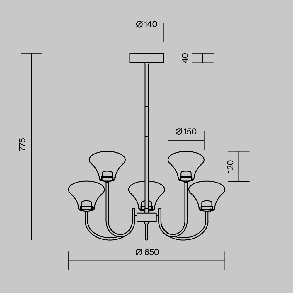 Люстра подвесная Dynasty 3000К в Санкт-петербурге