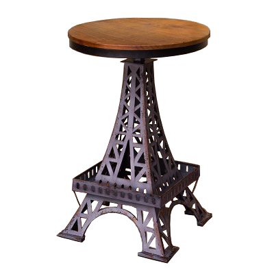 Барный стул Eiffel Tower Bar Stool Коричневый Черный в Санкт-петербурге | Loft Concept 