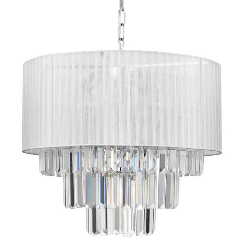 Люстра Laurella Chandelier Прозрачный (Transparent) Хром в Санкт-петербурге | Loft Concept 