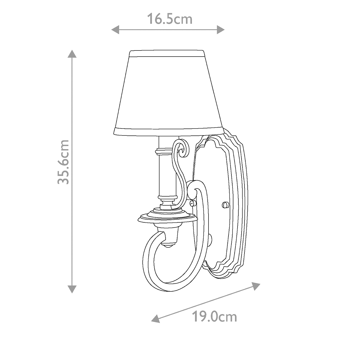 Бра бронзового цвета со светло-янтарным абажуром из органзы Hinkley в Санкт-петербурге
