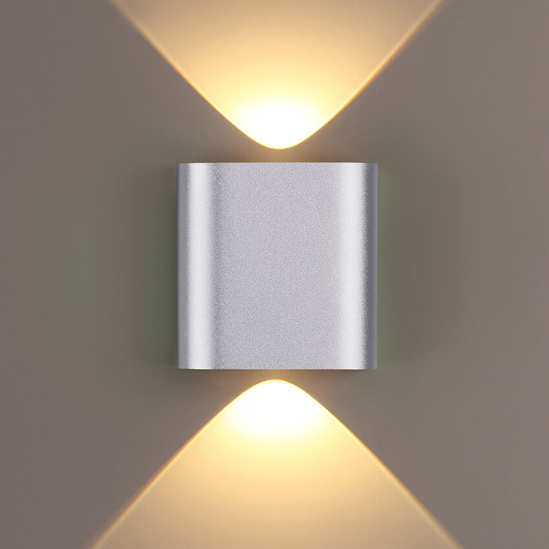 Бра Obverse Silver Square Wall lamp Серебряный в Санкт-петербурге | Loft Concept 