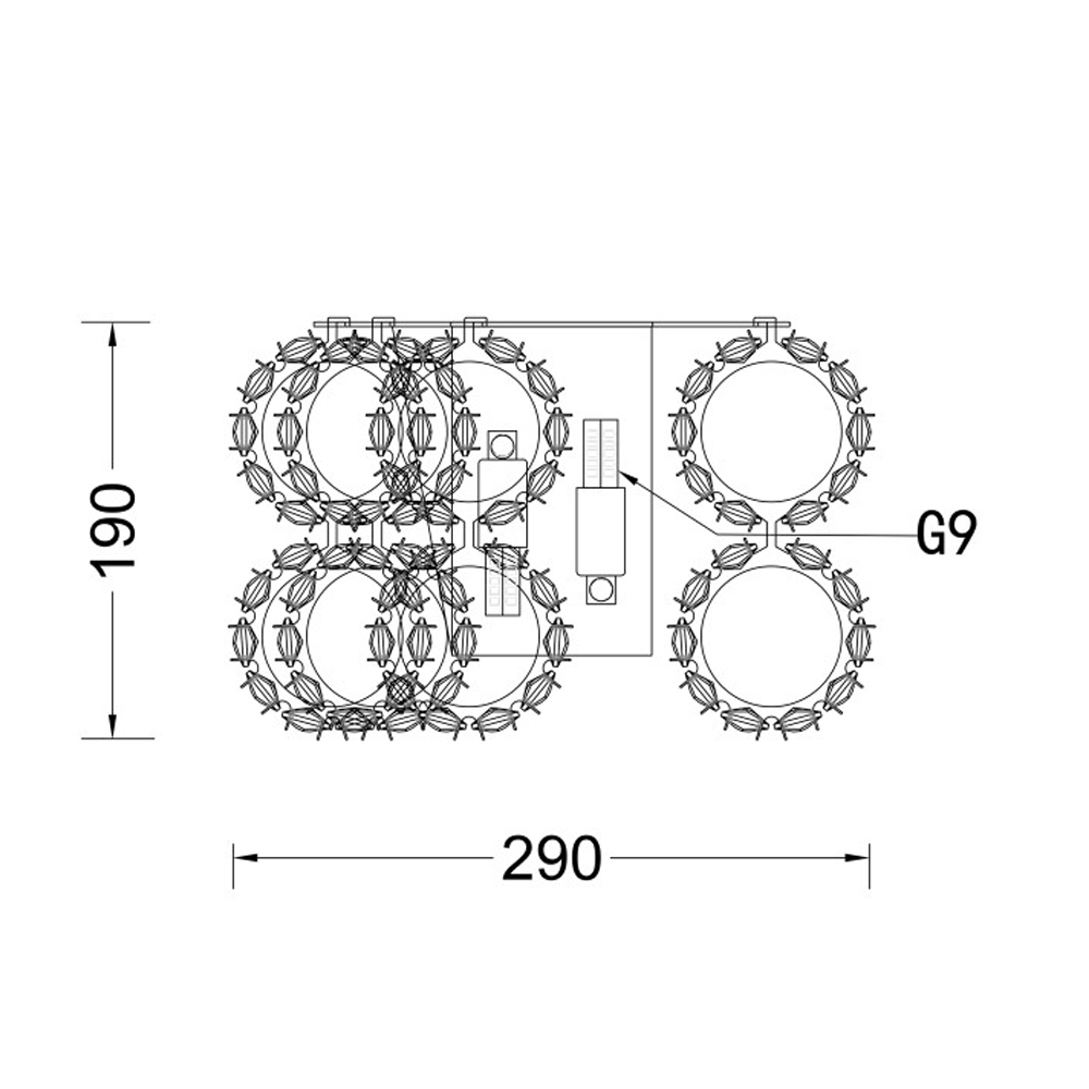 Бра с россыпью хрусталя Perfection of Diamonds Бра с россыпью хрусталя Perfection of Diamonds в Санкт-петербурге