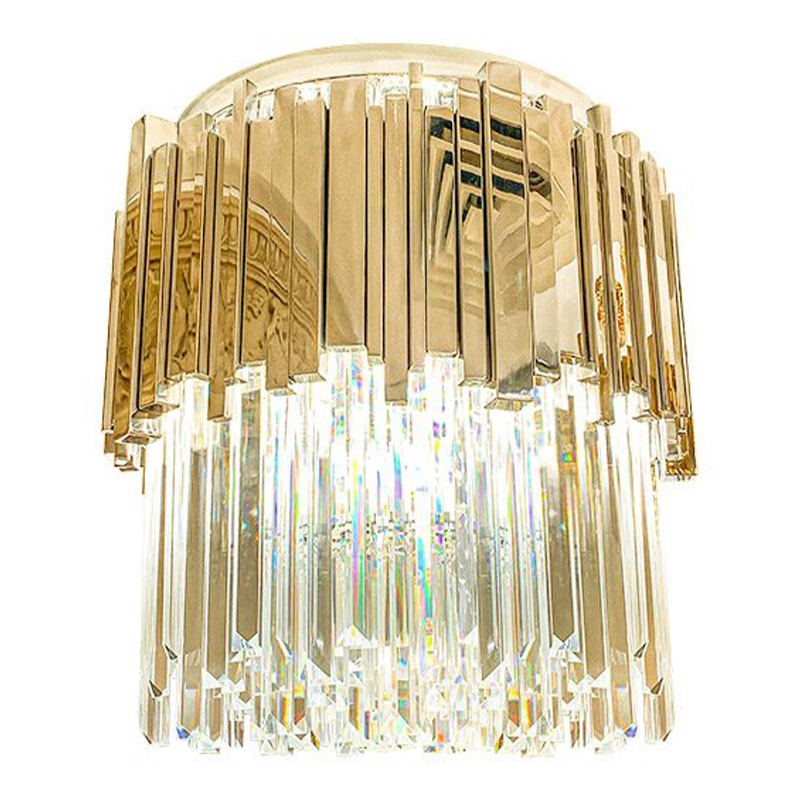 Потолочный светильник Luxxu Modern Round Light Gold 45 Золотой Прозрачное Стекло в Санкт-петербурге | Loft Concept 