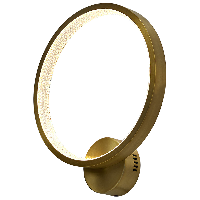 Бра Ring Light Gold Sconce Золотой в Санкт-петербурге | Loft Concept 