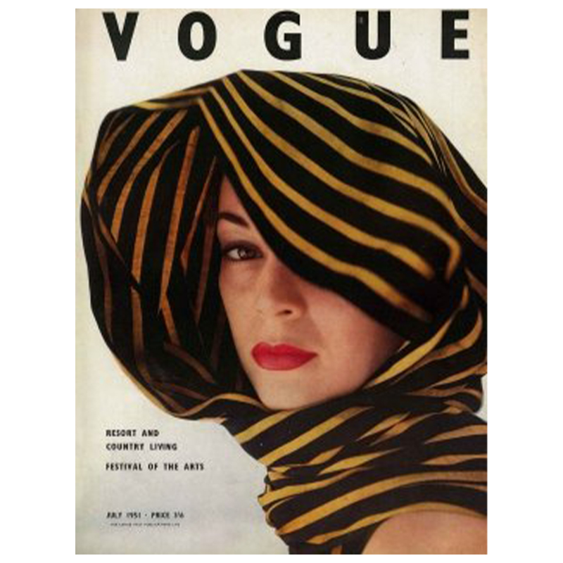 Постер Vogue Cover 1951 July  в Санкт-петербурге | Loft Concept 