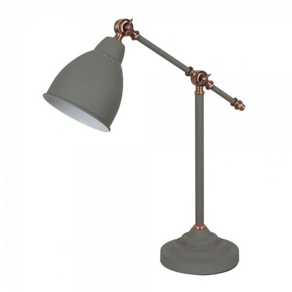 Настольная лампа Holder Table Lamp Grey Серый в Санкт-петербурге | Loft Concept 