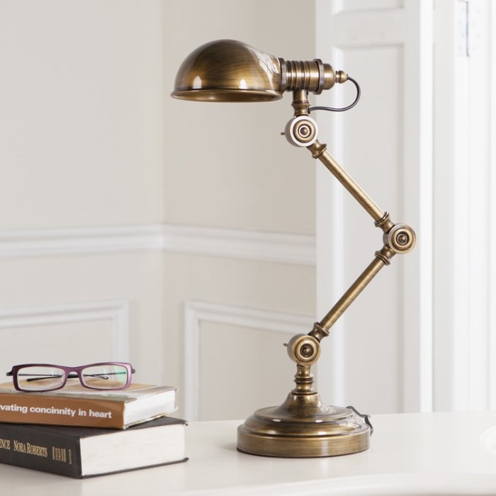 Настольная лампа Brass Steampunk Table Lamp Бронза в Санкт-петербурге | Loft Concept 