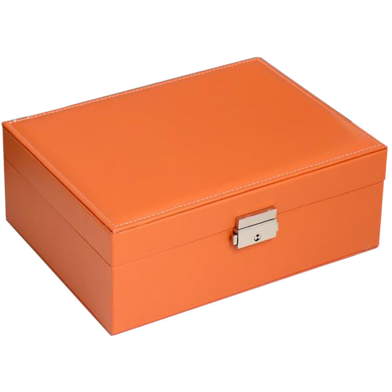 Шкатулка Auburn Jewerly Organizer Box orange Оранжевый в Санкт-петербурге | Loft Concept 