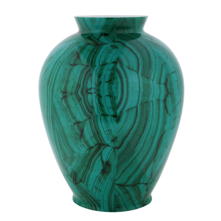 Ваза Malachite Vase barrel Малахит в Санкт-петербурге | Loft Concept 