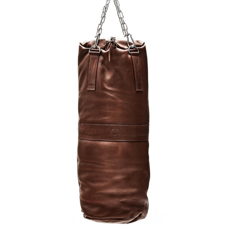 Боксерская груша RETRO HERITAGE BROWN LEATHER HEAVY PUNCHING BAG Коричневый винтаж в Санкт-петербурге | Loft Concept 