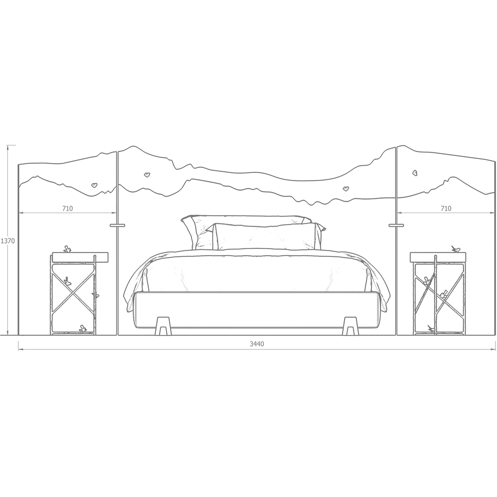 Кровать Okinawa в Санкт-петербурге