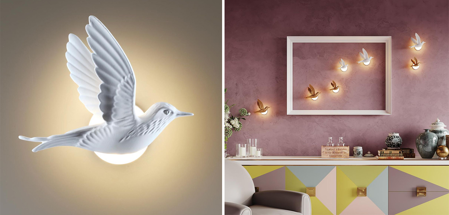 Бра White Bird Wall Lamp - фото