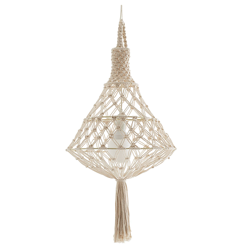   Macrame Wicker Hanging lamp   - | Loft Concept 