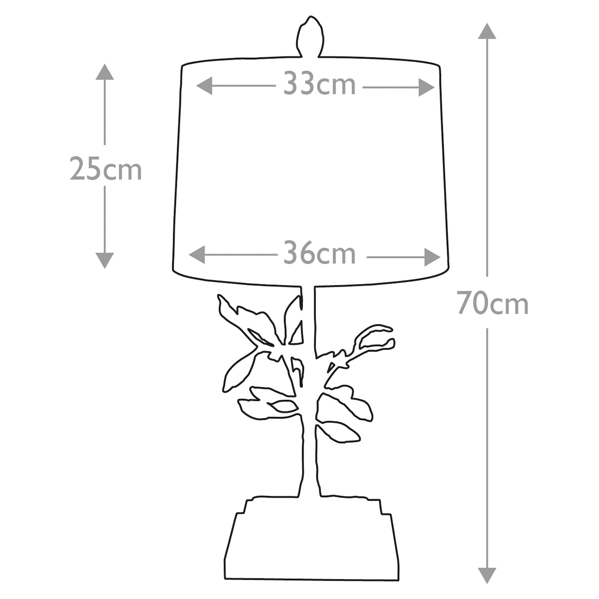 Настольная лампа с кремовым льняным цилиндрическим абажуром и ножкой в форме золотистой ветки Gilded Nola в Санкт-петербурге
