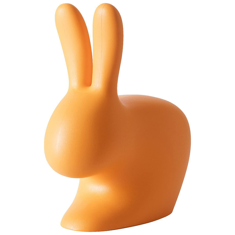 Стул в виде кролика Rabbit Chair Orange дизайн Стефано Джованнони Оранжевый в Санкт-петербурге | Loft Concept 