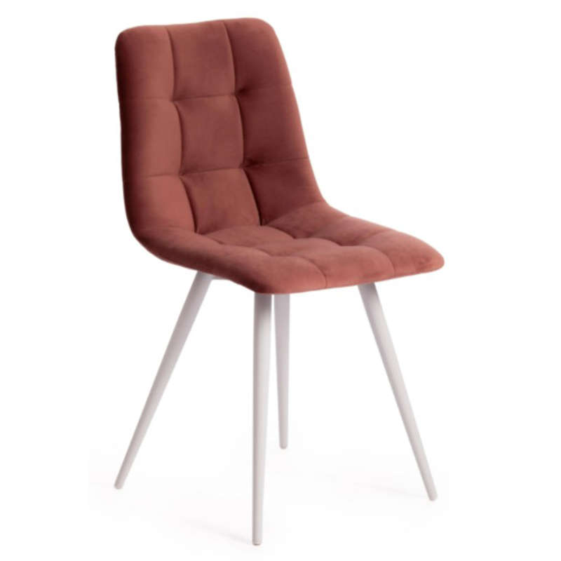 Стул Nancy Coral Chair Коралловый Белый в Санкт-петербурге | Loft Concept 