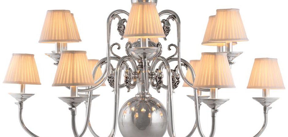 Люстра Eichholtz Chandelier La Chapelle Silver - Loft-Concept в Санкт-петербурге