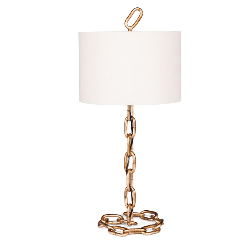 Настольная лампа Camryn Table Lamp Золотой Белый в Санкт-петербурге | Loft Concept 